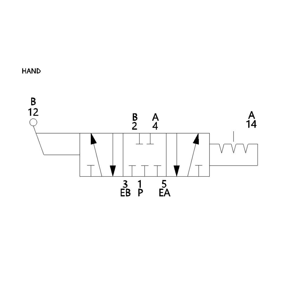 L22LD652O000000 NUMATICS/AVENTICS MECHANICAL VALVE<BR>L2 SERIES 4/3 CLOSED CTR 1/4" NPT (HAND LEVER)